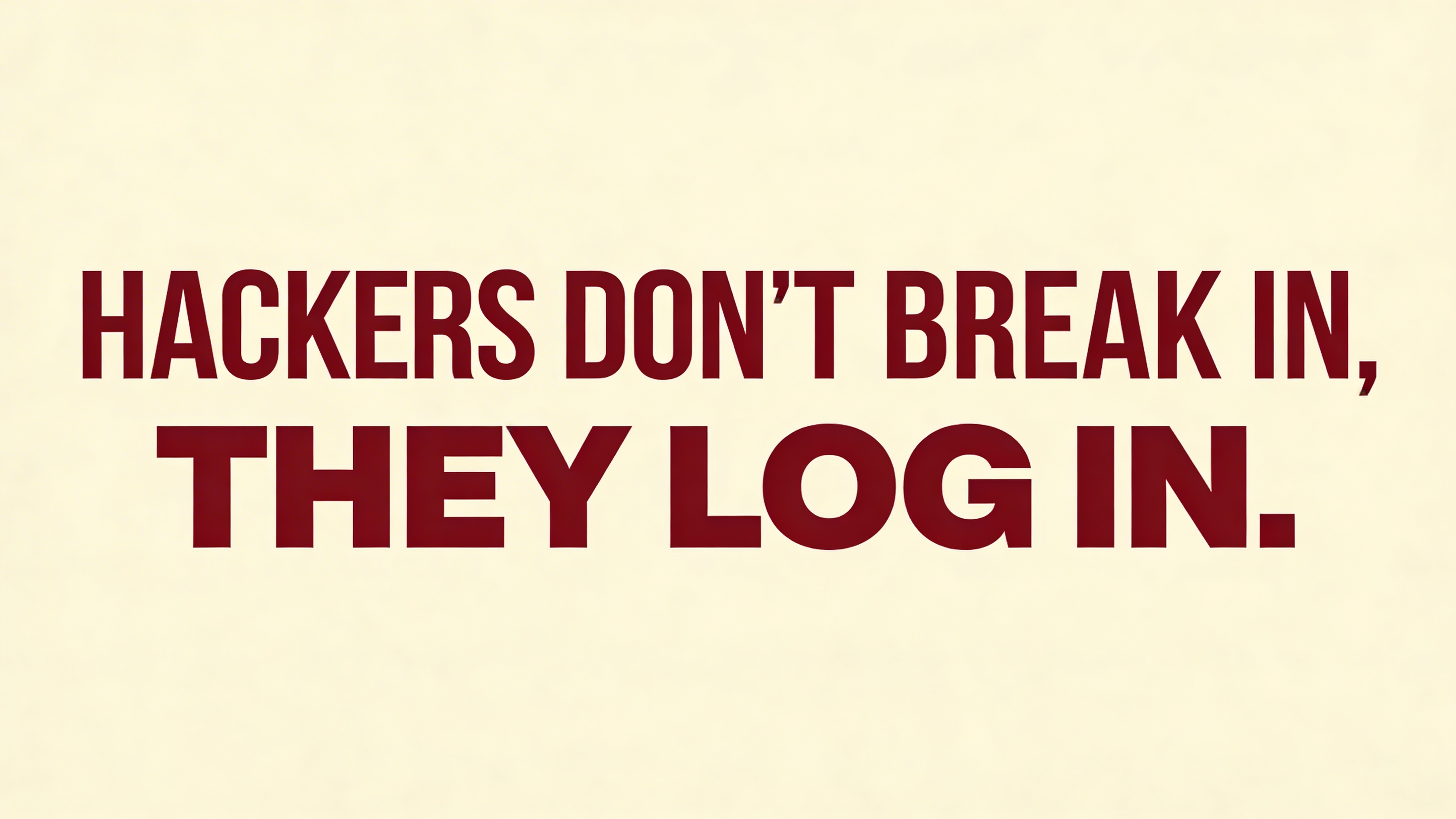 Password security introduction